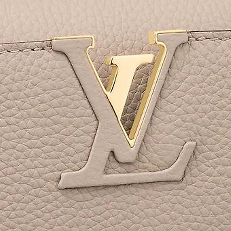 Louis Vuitton CAPUCINES MM  Handbag M42253 Galet Gray